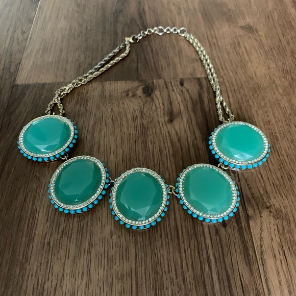 Turquoise statement necklace - Picture 2 of 4